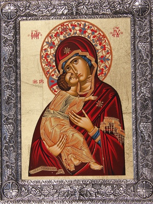 Vladimirskaya Icon of Mother of God (XVI c.)